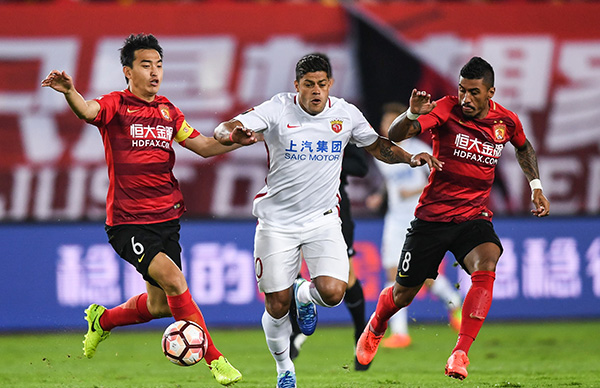 他三分一旦开张就挡不住（他三分手感一来，谁也拦不住）